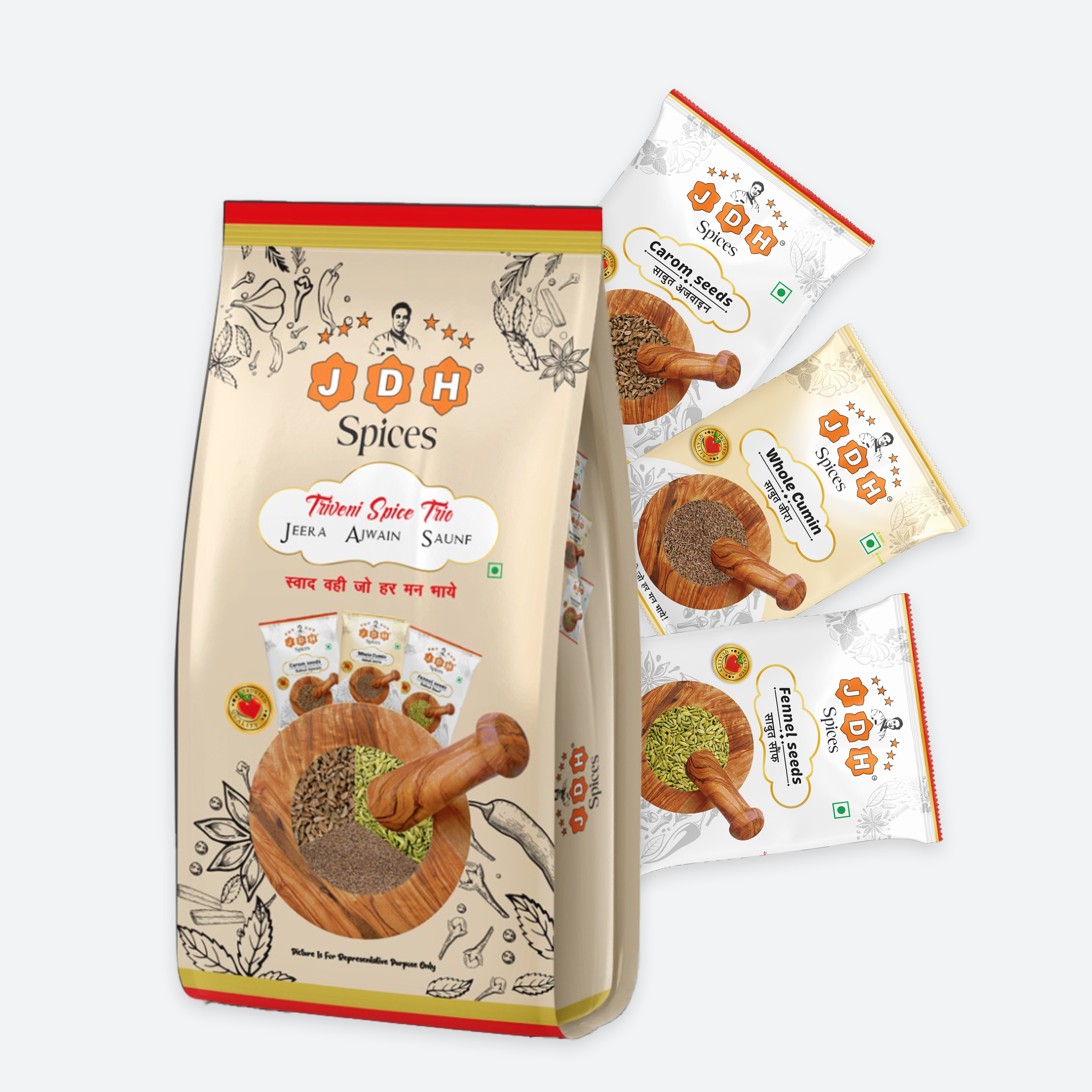 Triveni Spice Trio - Jeera Ajwain Saunf